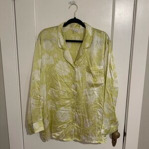 Nordstrom 100% silk Matching PJ Set